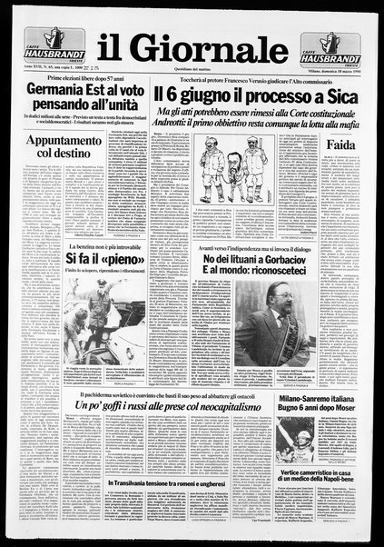 Il giornale : quotidiano del mattino